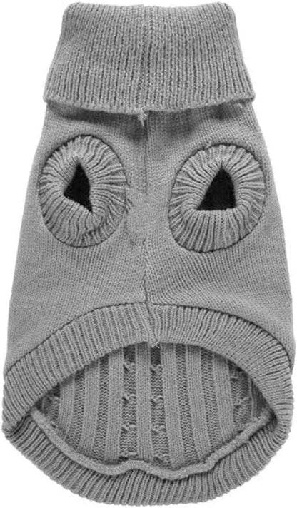 Small Dog Sweaters Knitted Pet Cat Sweater Warm Dog Sweatshirt Dog Winter Clothes Kitten Puppy Sweater